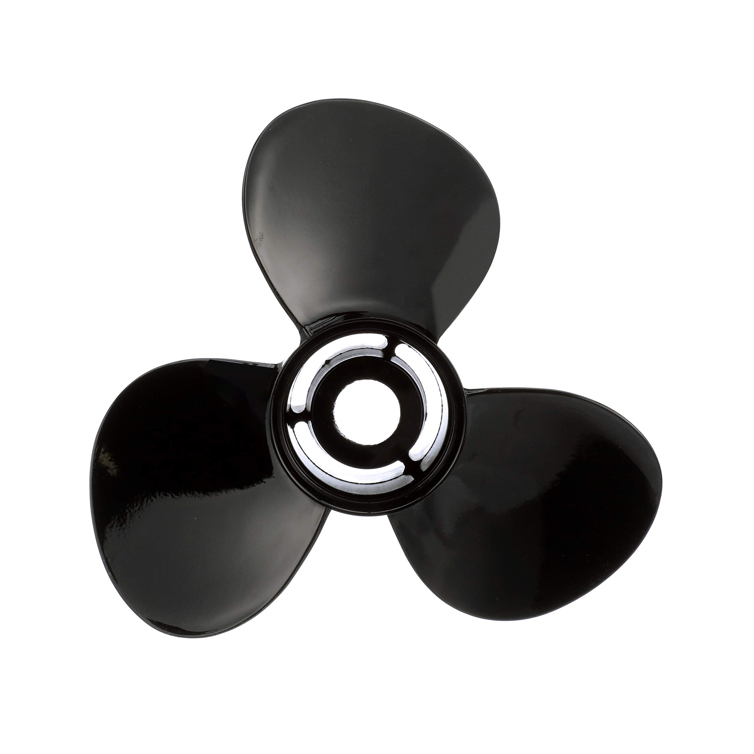 Quicksilver Black Diamond 3-Blade Aluminum Propeller, 13